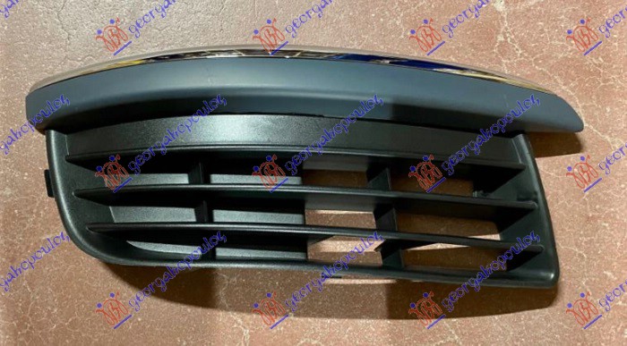 RESETKA PREDNJEG BRANIKA (KOMPLET SA HROM LAJSNOM) (BEZ MAGLENKE) VW JETTA 2005-2010 (1K2)