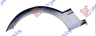 RUB PLASTICNI PREDNJEG BLATOBRANA 5 VRATA 2003- MITSUBISHI PAJERO 2001-2007 (V6W/V7W)