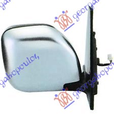 RETROVIZOR ELEKTRICNI HROM (KONVEKSNO STAKLO) MITSUBISHI PAJERO 2001-2007 (V6W/V7W)
