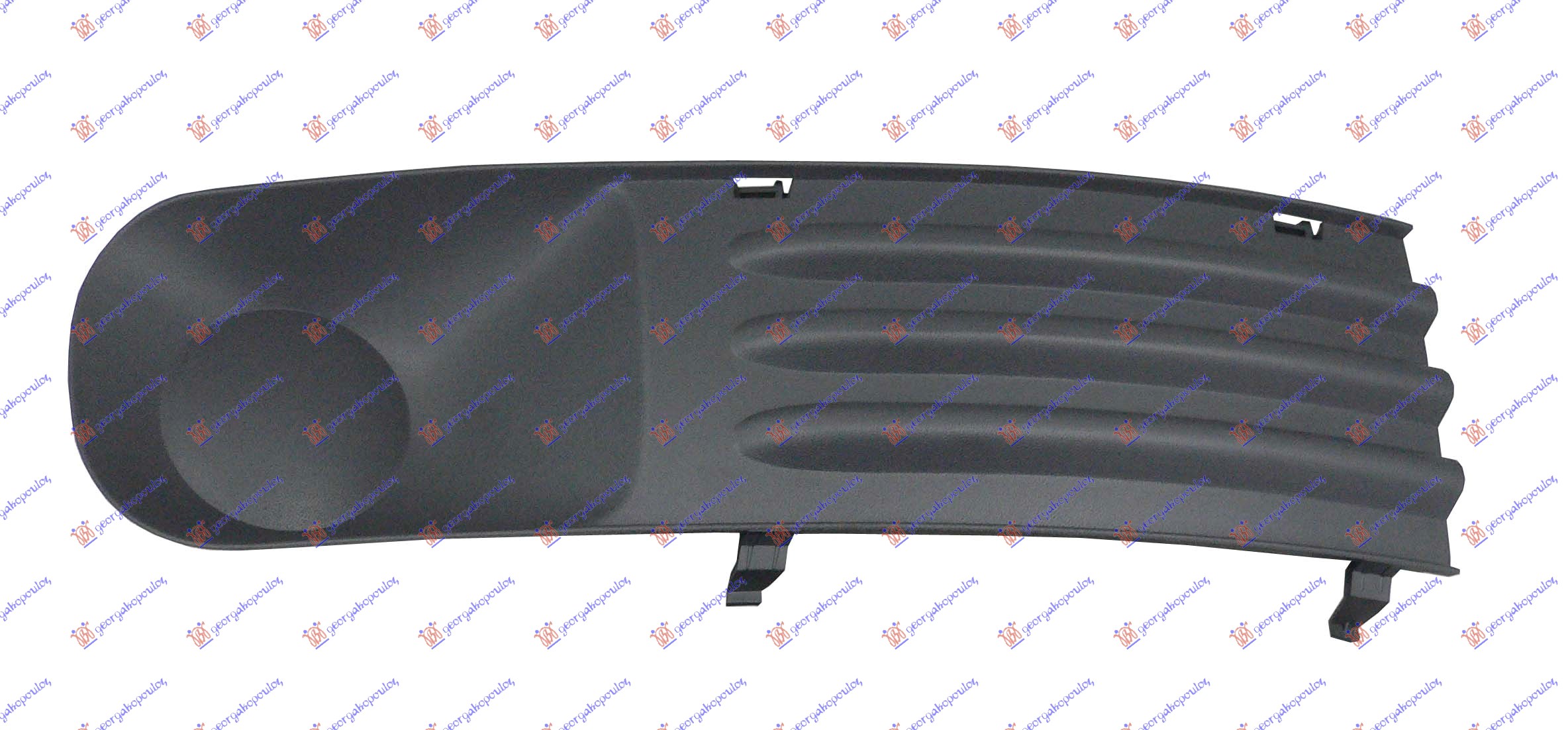 RESETKA PREDNJEG BRANIKA (BEZ MAGLENKE) VW TRANSPORTER 2003-2010 (T5) (7HA/7HH/7EA/7EH)