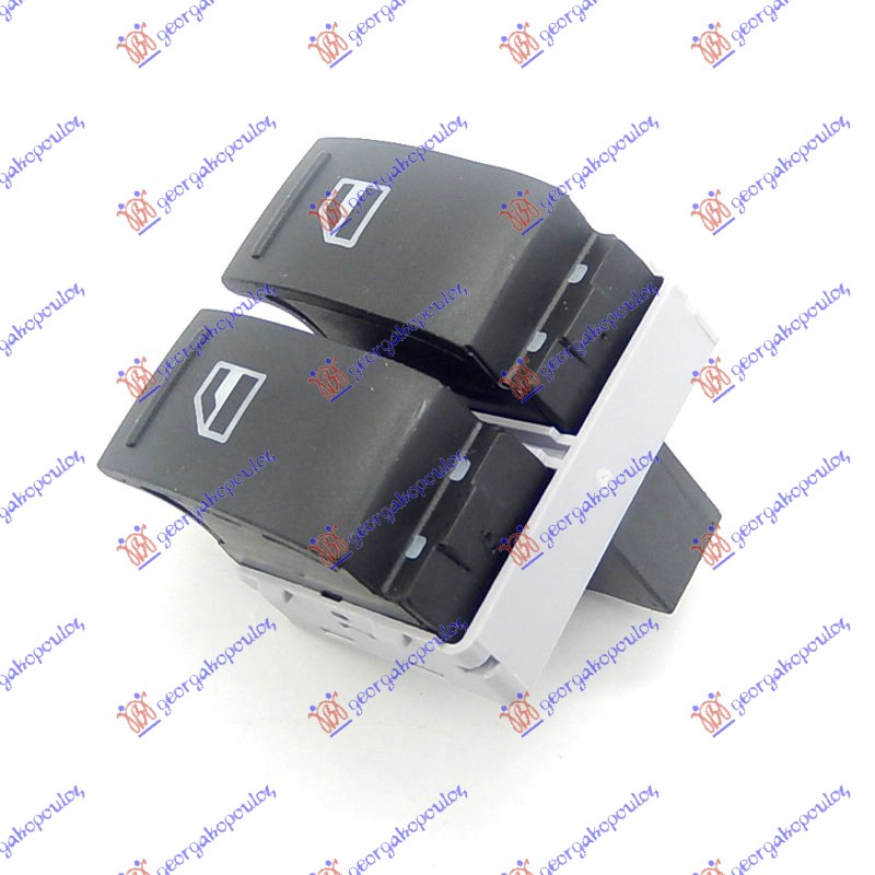 PREKIDAC U PREDNJIM VRATIMA (2 TASTERA) (4 PIN) VW TRANSPORTER 2010-2015 (T5) (7HA/7HH/7EA/7EH)