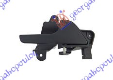KVAKA PREDNJIH VRATA UNUTRASNJA CRNA VW TRANSPORTER 2003-2010 (T5) (7HA/7HH/7EA/7EH)