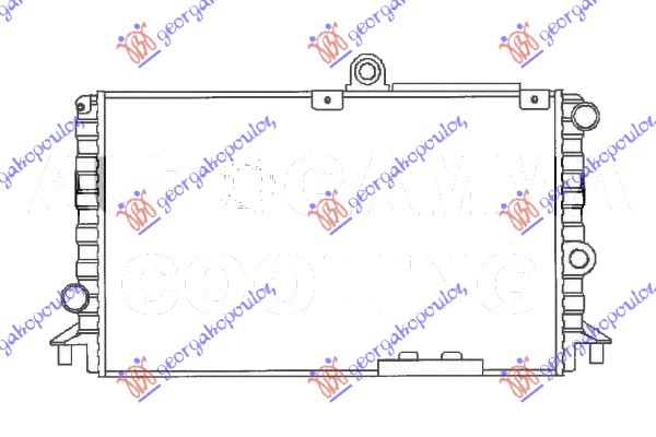 HLADNJAK MOTORA 1.3/1.5cc (52x32) ALFA ROMEO ALFA 33 90-95
