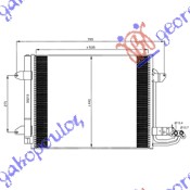 HLADNJAK KLIME BENZIN/DIZEL (540x450x16) VW CROSS TOURAN 2007-2010 (1T1/1T2)