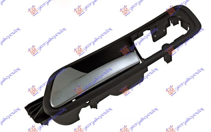 KVAKA PREDNJIH VRATA UNUTRASNJA HROM/CRNA VW CADDY 2004-2010 (2KB/2KJ/2CB/2CJ)
