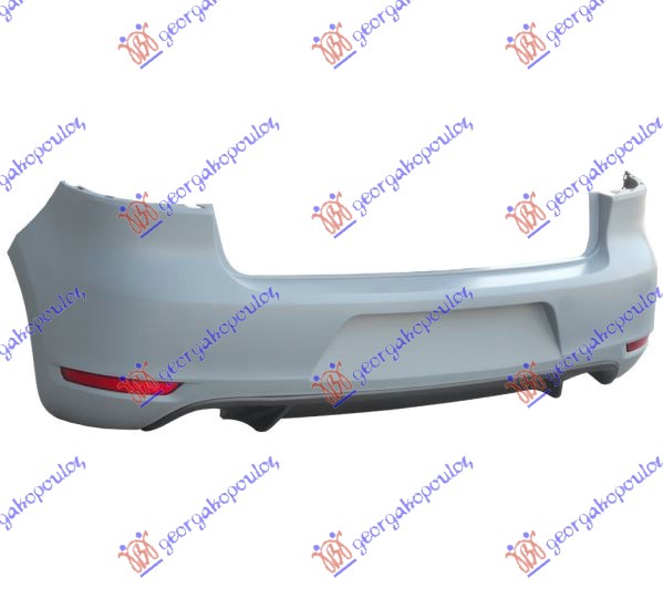 ZADNJI BRANIK (GTi LOOK) (2 OTVORA ZA IZDUVNE CEVI AUSPUHA) VW GOLF 6 2008-2013 (5K1)