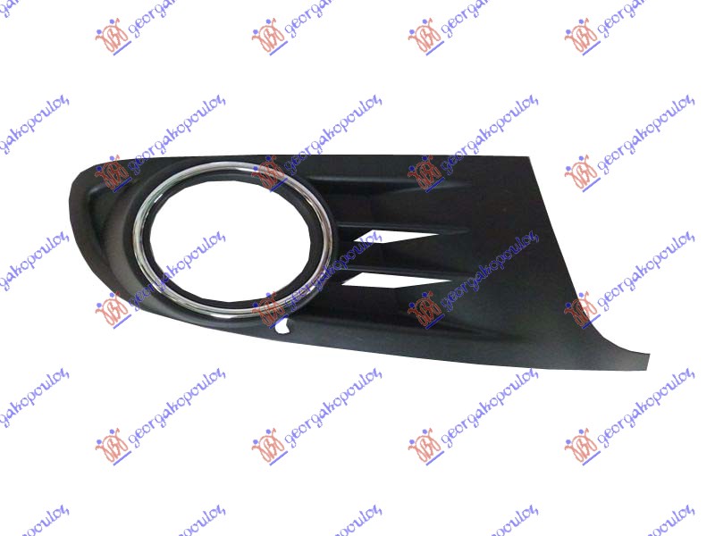 RESETKA PREDNJEG BRANIKA (SA MAGLENKOM) (HROM OKVIR) VW GOLF 6 2008-2013 (5K1)