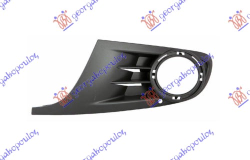 RESETKA PREDNJEG BRANIKA (SA MAGLENKOM) (BEZ HROM OKVIRA) VW GOLF 6 2008-2013 (5K1)