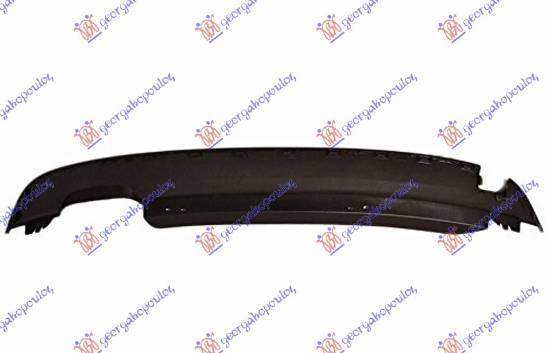 SPOJLER ZADNJEG BRANIKA (1 OTVOR ZA 2 CEVI AUSPUHA) (TSi/TDi) VW GOLF 6 2008-2013 (5K1)