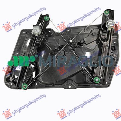 PODIZAC PREDENJG PROZORA 3/5 VRATA ELEKTRICNI (BEZ MOTORA) COMFORT (A KVALITET) VW GOLF 6 2008-2013 (5K1)