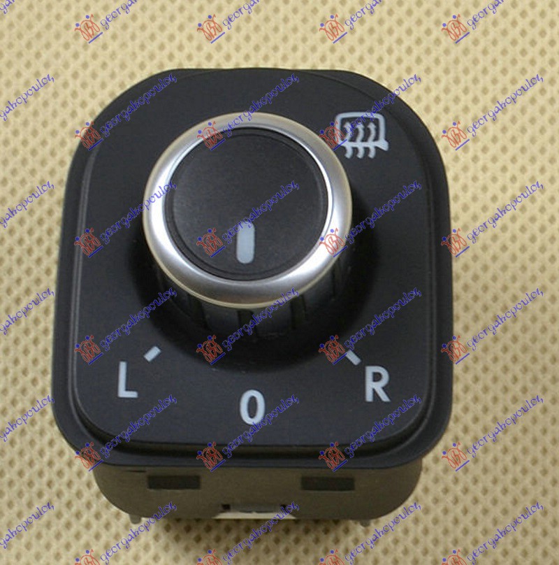 PREKIDAC ZA RETROVIZOR HROM/CRNI (6 PIN) VW EOS 2011-2015 (1F7/1F8)