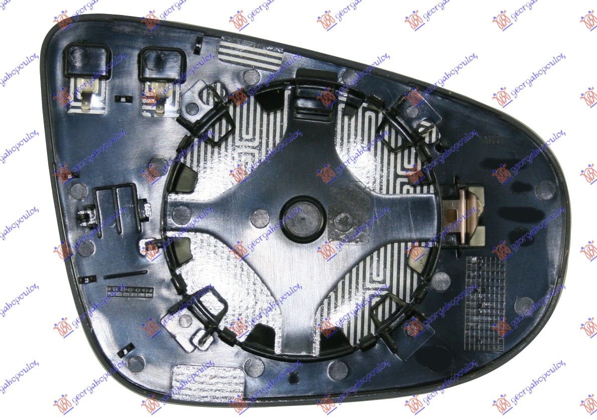 STAKLO RETROVIZORA SA GREJACEM (ASFERICNO) VW CROSS TOURAN 2010-2015 (1T1/1T2)