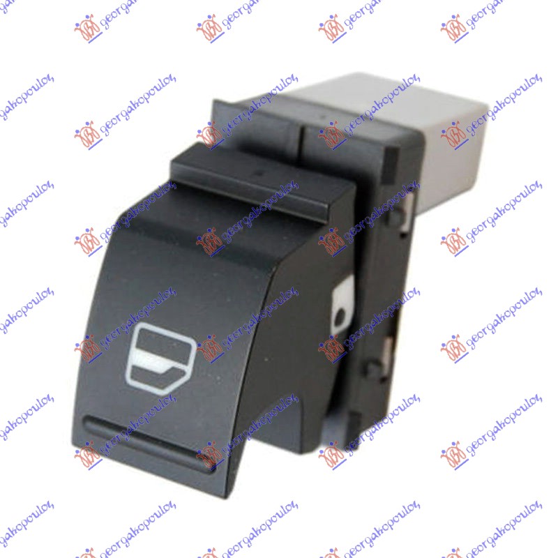 PREKIDAC U PREDNJIM (& ZADNJIM L=D) VRATIMA (3 PIN) SKODA FABIA 2007-2010 (542/545)