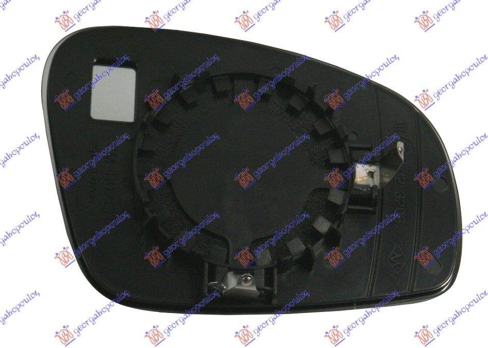 STAKLO RETROVIZORA (ASFERICNO) SKODA ROOMSTER 2010-2015 (5J7)