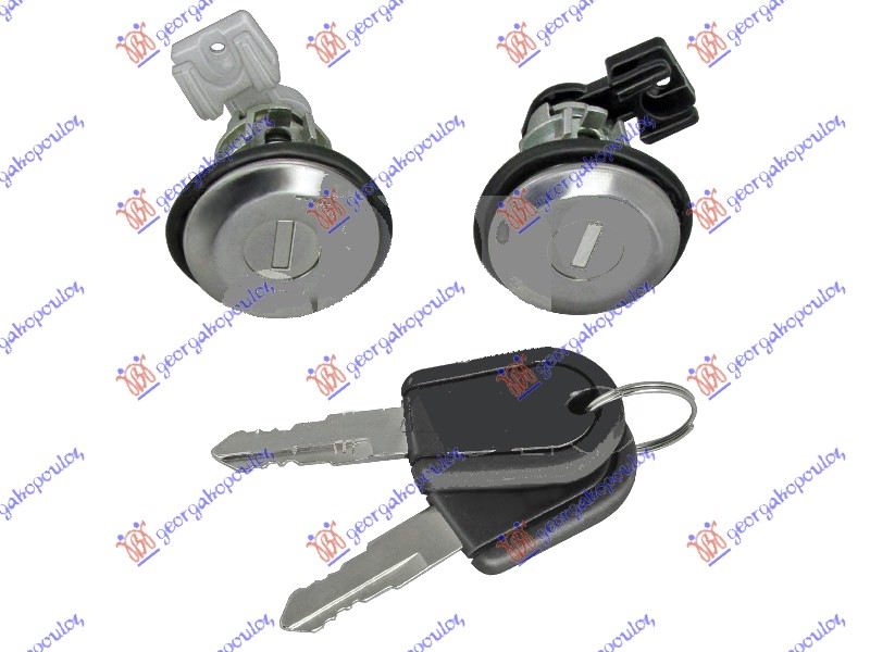 CILINDAR BRAVE VRATA (SA KLJUCEVIMA) (SET 2 KOM) CITROEN SAXO 1996-1999 (S0/S1)