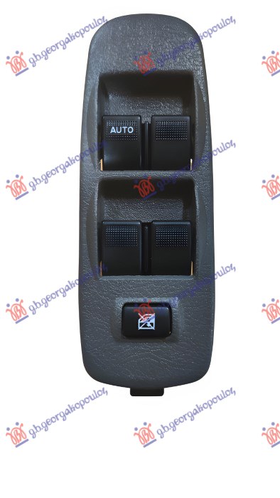 PREKIDAC U PREDNJIM VRATIMA (4 TASTERA) (12 PIN) FORD RANGER 1999-2006 (EQ)
