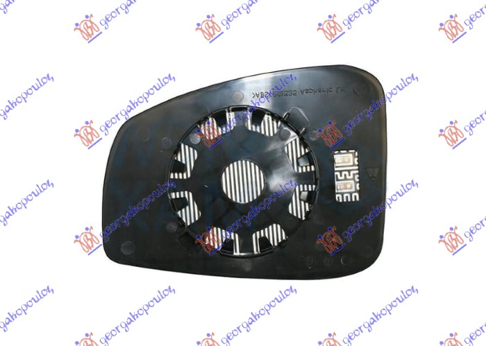 STAKLO RETROVIZORA SA GREJACEM (KONVEKSNO) RENAULT LAGUNA 2007-2015 (BT0/BT1)