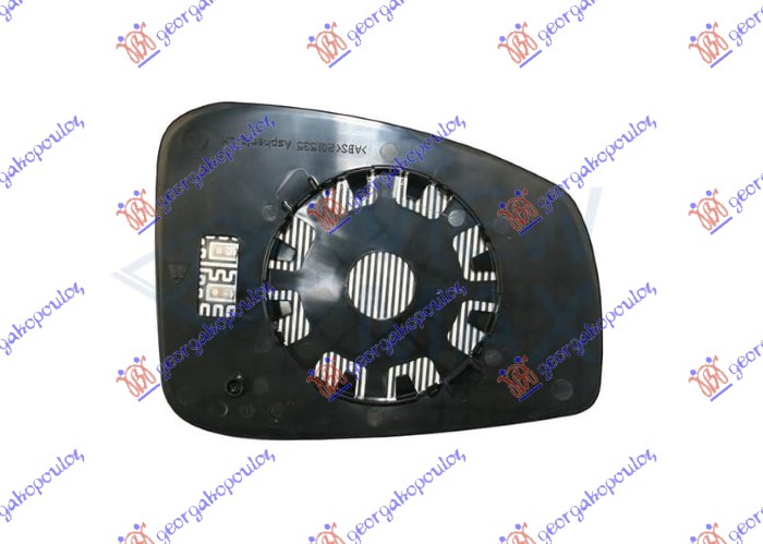 STAKLO RETROVIZORA SA GREJACEM (ASFERICNO) RENAULT LAGUNA 2007-2015 (BT0/BT1)