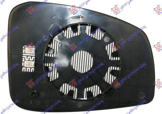 STAKLO RETROVIZORA SA GREJACEM PLAVO (KONVEKSNO) RENAULT LAGUNA 2007-2015 (BT0/BT1)