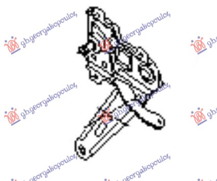 PODIZAC ZADNJEG PROZORA ELEKTRICNI (BEZ MOTORA) (ORIGINALNI) HYUNDAI i10 I 2010-2013 (PA)
