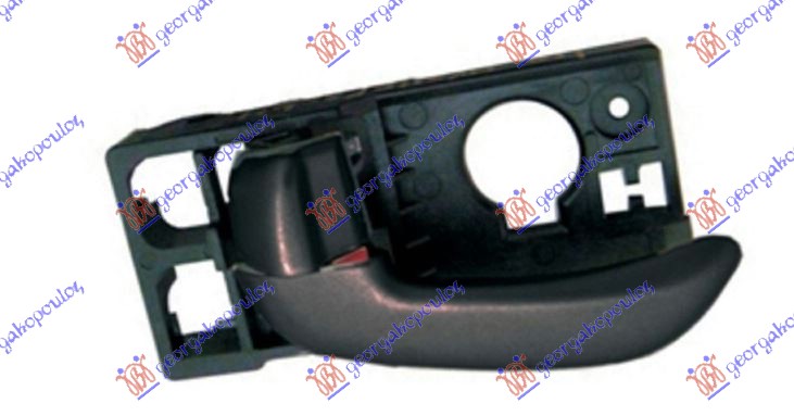 KVAKA PREDNJIH/ZADNJIH VRATA UNUTRASNJA CRNA HYUNDAI i10 I 2007-2010 (PA)