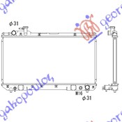 HLADNJAK MOTORA 2.0i 16V (+/-AC) (35x69.8) TOYOTA RAV 4 1995-1998 (XA10)