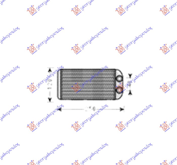 GREJAC KABINE (200x117x26) TOYOTA RAV 4 1998-2000 (XA10)