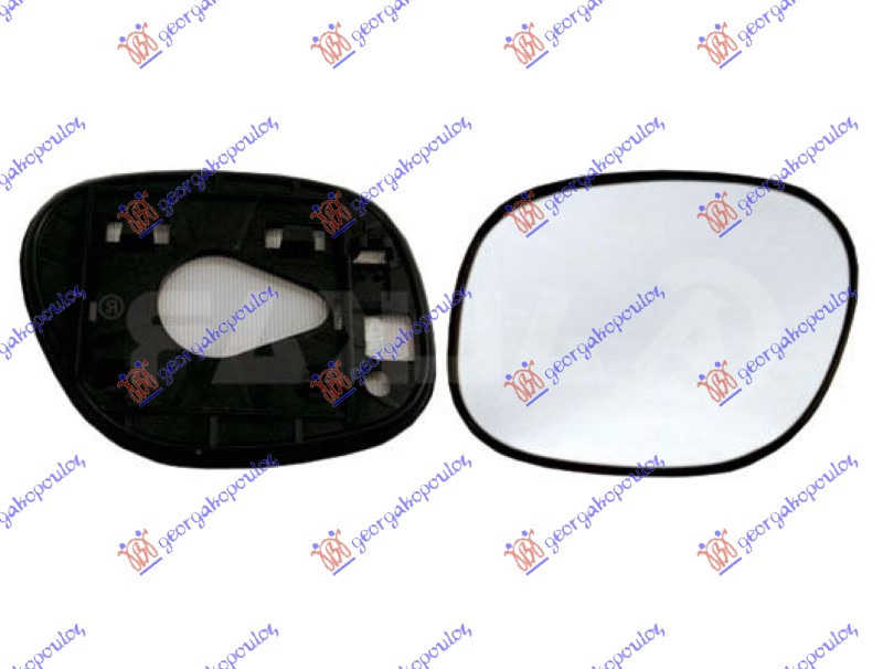 STAKLO RETROVIZORA TOYOTA RAV 4 1995-1998 (XA10)