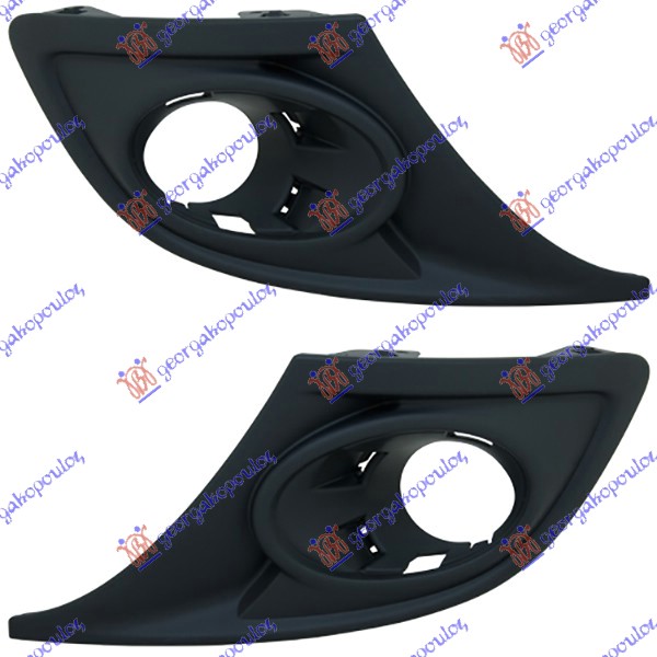 RESETKA PREDNJEG BRANIKA (SA MAGLENKOM) 12- (SET) RENAULT MEGANE H/B - S.W. 2008-2014 (KM0/KM1)