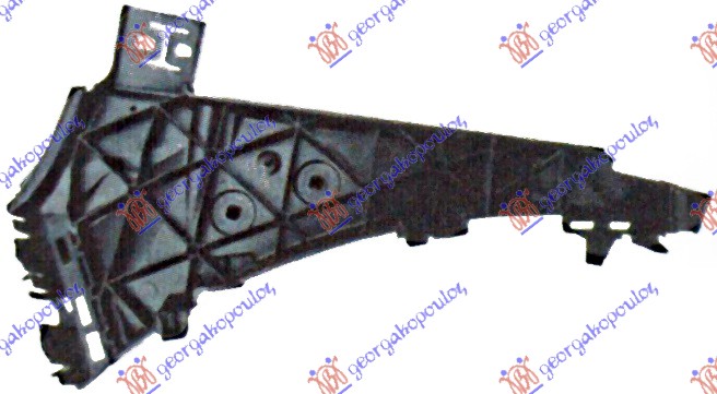 NOSAC PREDNJEG BRANIKA BOCNI PLASTICNI AUDI Q7 2009-2015 (4LB)