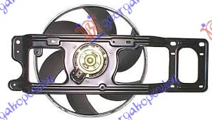 VENTILATOR KOMPLET (BENZIN/DIZEL) (-AC) (30cm) RENAULT KANGOO 2003-2008 (KC0/KC1)