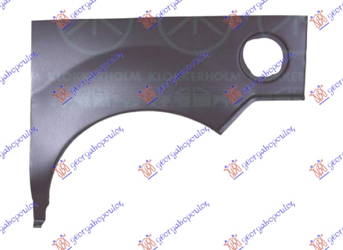 RUB 3 VRATA RENAULT KANGOO 2003-2008 (KC0/KC1)