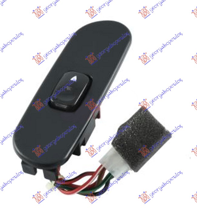 PREKIDAC U PREDNJIM VRATIMA (1 TASTER) -96 (7 PIN) HYUNDAI H100 VAN 1993-2003 (P)