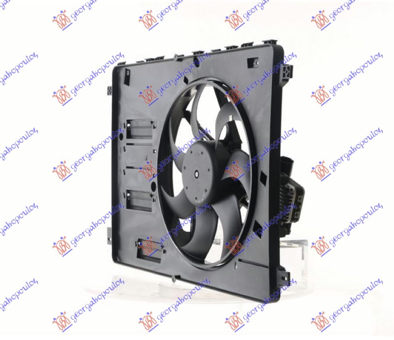 VENTILATOR KOMPLET 2.0/2.3 BENZIN - 2.0/2.2 DIZEL VOLVO V40 2012- (525/526)