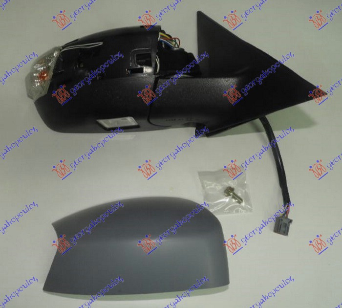 RETROVIZOR ELEKTRICNI SA GREJACEM (ELEKTRO-SKLOPIV) (MIGAVAC) (SVETLO) (7 PIN) FORD GALAXY 2006-2011 (WA6)