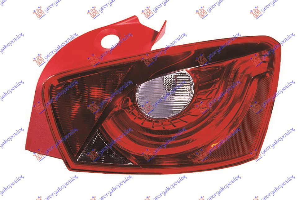 STOP LAMPA 5 VRATA (DEPO) SEAT IBIZA 2015-2017 (6J5/6P1)