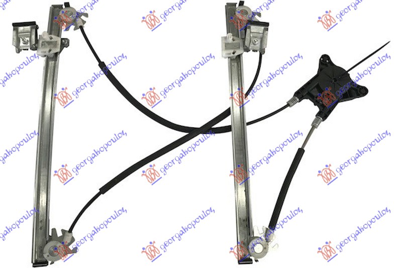 PODIZAC PREDNJEG PROZORA ELEKTRICNI (BEZ MOTORA) 5 VRATA SEAT IBIZA 2015-2017 (6J5/6P1)