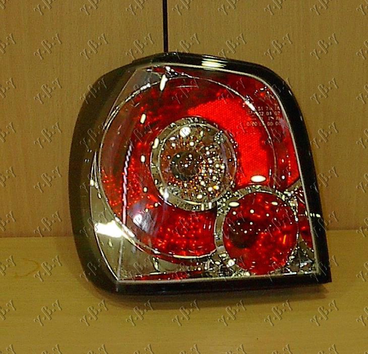 STOP LAMPA TUNING CRNA SET  POLO 94-99