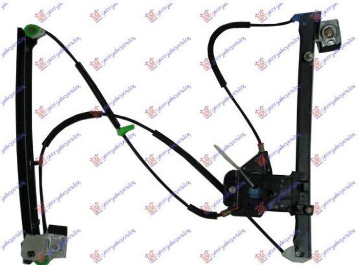 PODIZAC PREDNJEG PROZORA ELEKTRICNI (BEZ MOTORA) 3 VRATA (A KVALITET) VW POLO 1994-1999 (6N1)