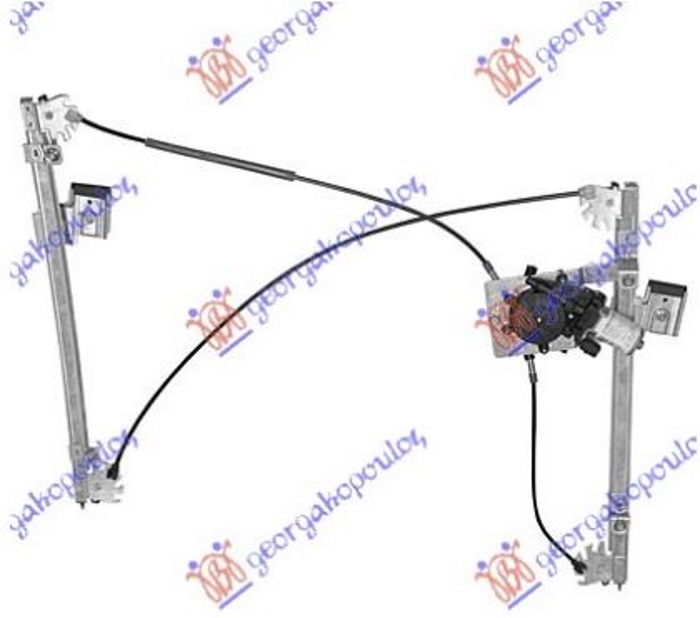 PODIZAC PREDNJEG PROZORA ELEKTRICNI 3 VR VW POLO 1994-1999 (6N1)