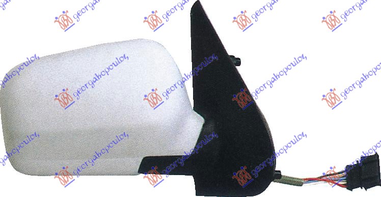 RETROVIZOR ELEKTRICNI SA GREJACEM (KONVEKSNO STAKLO) VW POLO 1994-1999 (6N1)