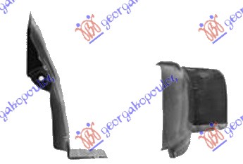 ZADNJE POTKRILO PLASTICNO RENAULT KANGOO 2003-2008 (KC0/KC1)