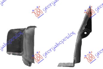 ZADNJE POTKRILO PLASTICNO RENAULT KANGOO 2003-2008 (KC0/KC1)