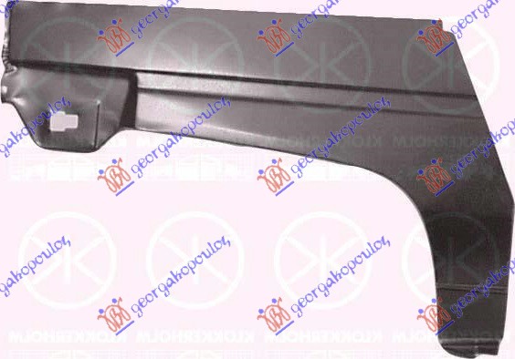 RUB 2 VRATA CITROEN AX 1987-1991 (ZA)