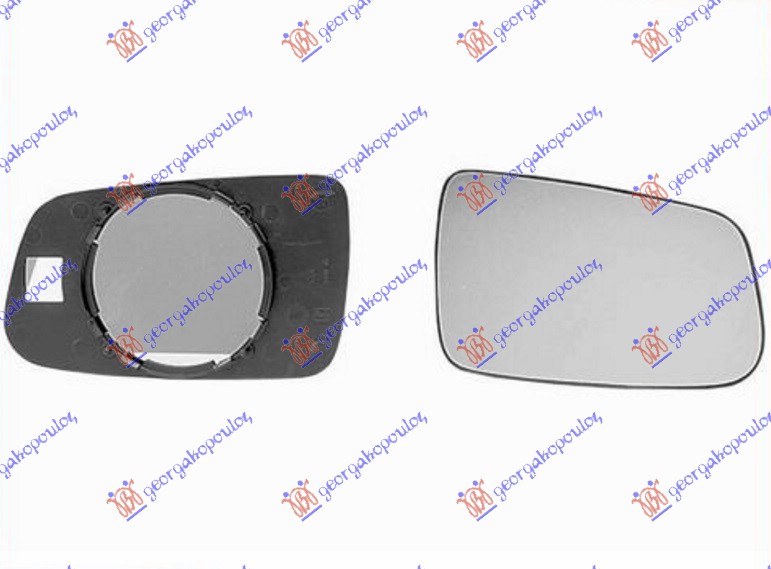 STAKLO RETROVIZORA (KONVEKSNO) CITROEN ZX 1994-1997 (N2)