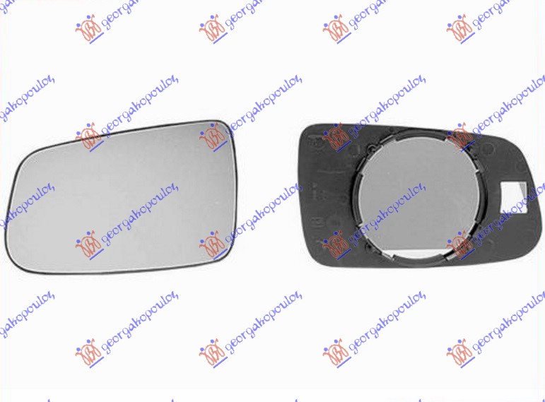 STAKLO RETROVIZORA (KONVEKSNO) CITROEN ZX 1994-1997 (N2)