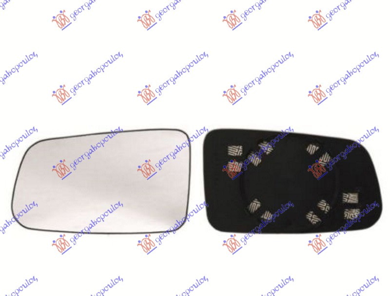 STAKLO RETROVIZORA SA GREJACEM CITROEN ZX 1994-1997 (N2)