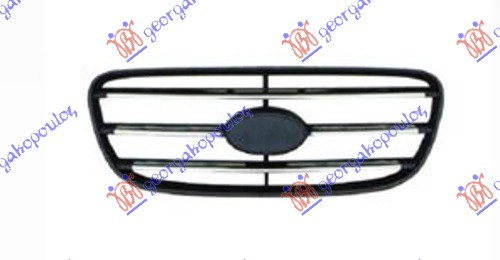 PVC MASKA HROM (HORIZONTALNE LAJSNE) (ORIGINALNI) KIA PICANTO 2004-2008 (SA)