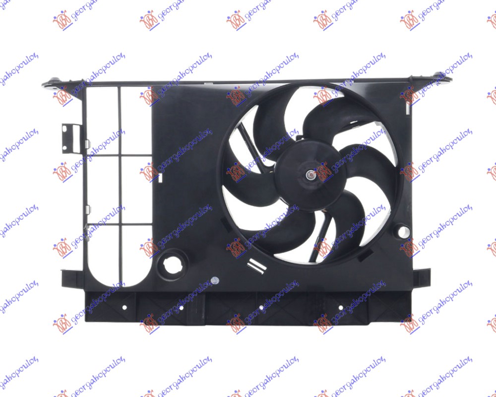 VENTILATOR KOMPLET (BENZIN) (-AC) CITROEN XANTIA 1993-2001 (X1/X2)