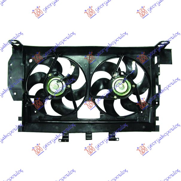VENTILATOR (DUPLI) KOMPLET (BENZIN/DIZEL) (+AC) CITROEN XANTIA 1993-2001 (X1/X2)